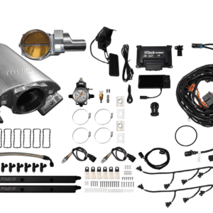 Car engine performance parts and accessories kit.