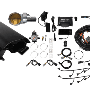 Car engine performance parts and accessories kit.