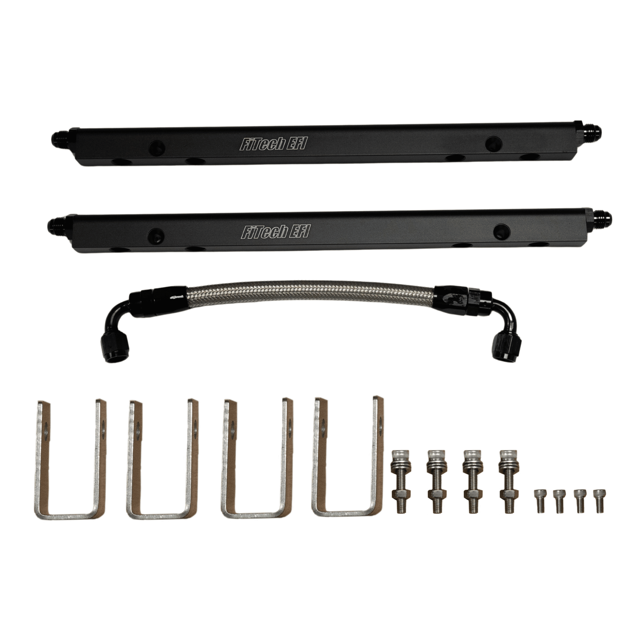 30254-1 BBC Go Port Fuel Rail Set - FiTech Fuel Injection