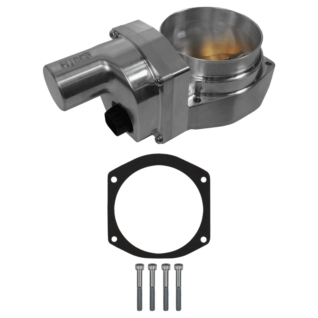 <span style="color:#ED3237;">70122</span><br>FiTech LS Billet Drive By Wire DBW Throttle Body, Brilliant, 102mm - Image 10