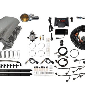 Complete automotive nitrous oxide kit with all essential components laid out.