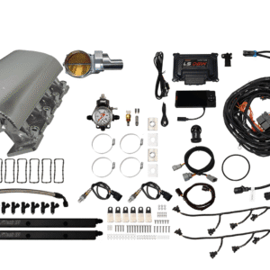 Complete automotive engine wiring and fuel system kit.