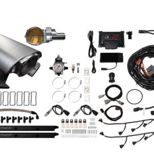 Complete automotive diesel heater kit with all installation components.