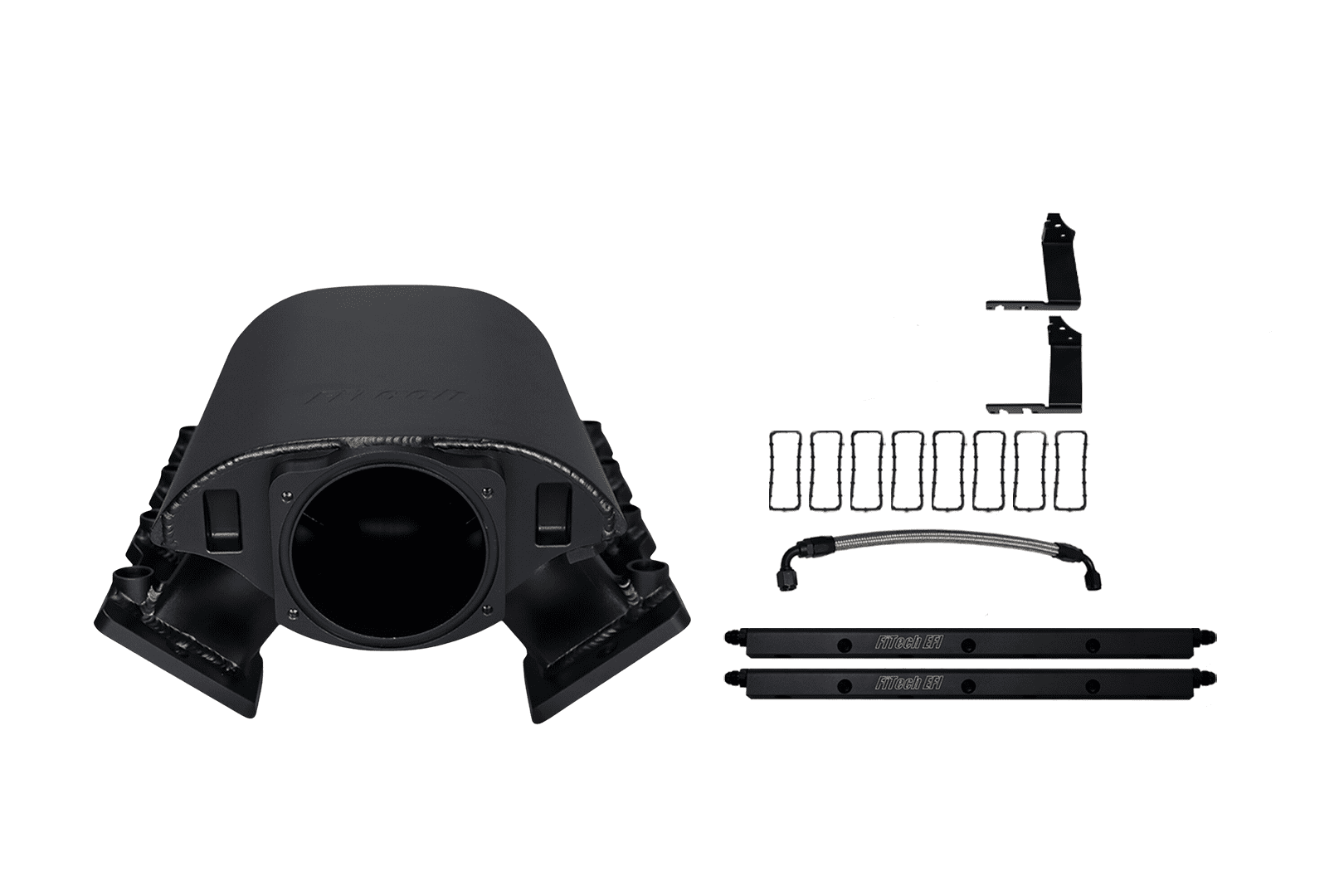 <span style="color:#ED3237;">73167</span><br> Ultimate Rebel Black Short LS3 Intake with Fuel Rails