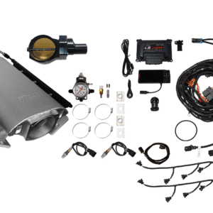 Complete diesel engine tuning and monitoring kit with sensors and wiring.