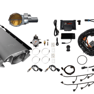 Complete fog machine kit with all accessories and wiring.