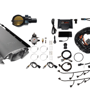 Comprehensive diesel engine turbo kit with all necessary components.