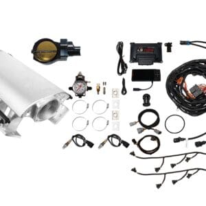 A kit of security cameras and accessories for surveillance setup.