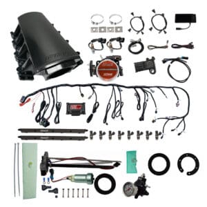 <span style="color:#ED3237;">76118</span><br>Ultimate LS 750 HP EFI System With Short LS7 Port Intake, Transmission Control, In Tank 440 LPH Pump Module & Go Fuel Regulator Master Kit