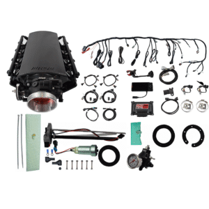 <span style="color:#ED3237;">76131</span><br>Ultimate LS 1000 HP EFI System With Short Cathedral Intake, Transmission Control & In Tank Pump Module & Go Fuel Regulator Master Kit