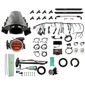 <span style="color:#ED3237;">76137</span><br>Ultimate LS 1000 HP EFI System With Short LS7 Port Intake, Transmission Control & In Tank 440 LPH Pump Module & Go Fuel Regulator Master Kit