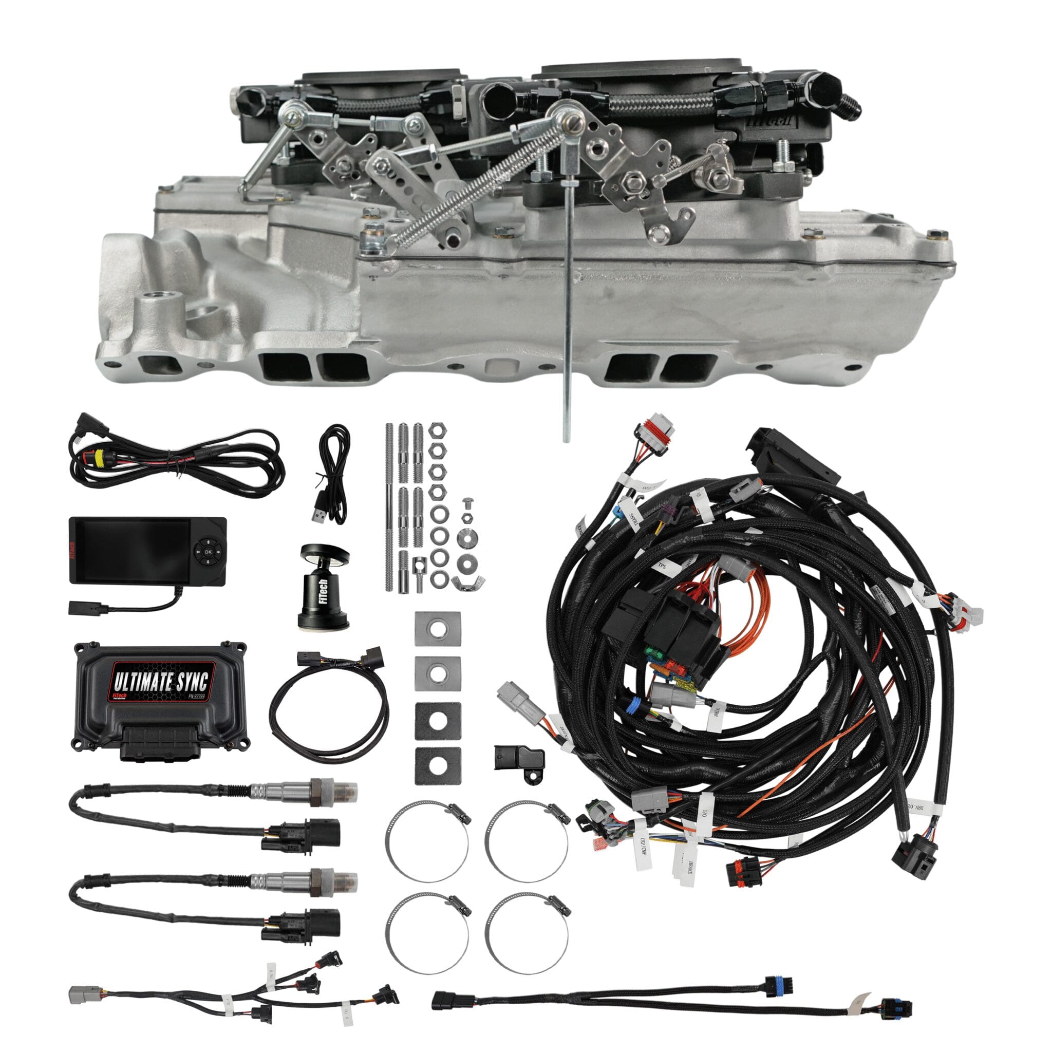 Ultimate Sync Dual Quad EFI Systems with Offenhauser Cross Ram Intake ...