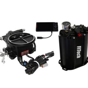 <span style="color:#ED3237;">35002</span><br>Go EFI 2 Barrel 400 HP Black EFI System With Force Fuel Delivery Master Kit