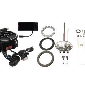 <span style="color:#ED3237;">36192</span><br>Go EFI 2 Barrel 400 HP Black EFI System With Go Fuel 255 LPH In-Tank Master Kit