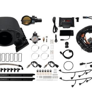 <span style="color:#ED3237;">70088DBWBBNP</span><br>Ultimate Rebel LS 500 HP EFI System/ Short Cathedral Intake/ Dual O2 Sensor/ Drive-By-Wire Black Billet 92mm Throttle Body/ 36lb Injectors, No Pedal
