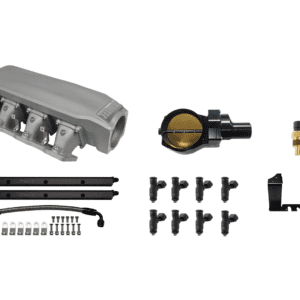 <span style="color:#ED3237;">73101DBWBB</span><br>Nitro-Port Cast LS1 750 HP Loaded/ Short Cathedral Intake/ Drive-By-Wire Black Billet 102mm Throttle Body