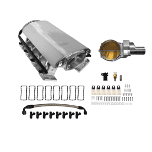 <span style="color:#ED3237;">73140DBWSB</span><br>Ultimate Rebel Brilliant Tall LS1, LS1 1000 HP Loaded/ Tall Cathedral Intake/ Drive-By-Wire Brilliant Billet 102mm Throttle Body