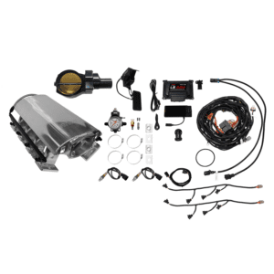 <span style="color:#ED3237;">73275DBWBB</span><br>Ultimate Rebel Brilliant Tall LS3, LS3 1000 HP EFI System/ Tall LS3 Port Intake/ Dual O2 Sensor/ Drive-By-Wire Black Billet 102mm Throttle Body/ 80lb Injectors/ Without Trans control