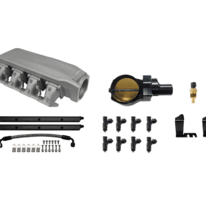 <span style="color:#ED3237;">73302DBWBB</span><br>Nitro-Port Cast LS3 1000 HP Loaded/ Short LS3 Port Intake/ Drive-By-Wire Black Billet 102mm Throttle Body