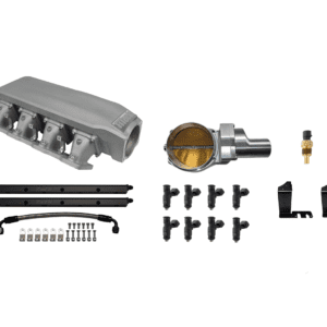 <span style="color:#ED3237;">73302DBWSB</span><br>Nitro-Port Cast LS3 1000 HP Loaded/ Short LS3 Port Intake/ Drive-By-Wire Brilliant Billet 102mm Throttle Body