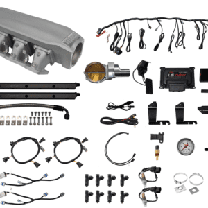 <span style="color:#ED3237;">73303DBWSB</span><br>Nitro-Port Cast LS3 500 HP EFI System/ Short LS3 Port Intake/ Dual O2 Sensor/ Drive-By-Wire Brilliant Billet 92mm Throttle Body/ 36lb Injectors/ Without Trans control