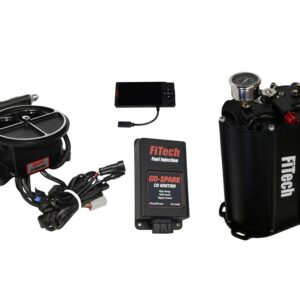 <span style="color:#ED3237;">93512</span><br>Go EFI 2 Barrel 400 HP Black EFI System With Force Fuel Delivery Master Kit & Go Spark CDI Box