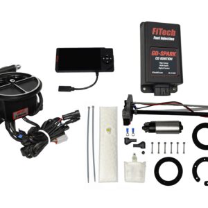 <span style="color:#ED3237;">93992</span><br>Go EFI 2 Barrel 400 HP Black EFI System With Go Fuel 255 LPH In-Tank & Go Spark CDI Box Master Kit