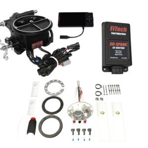 <span style="color:#ED3237;">96792</span><br>Go EFI 2 Barrel 400 HP Black EFI System With Go Fuel In-Tank Dual Pump Module & Go Spark CDI Box Master Kit
